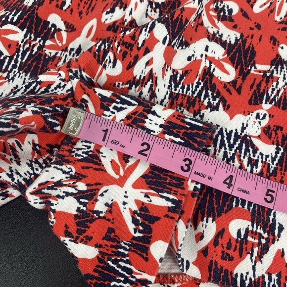 Banana Republic Factory Women's Hampton Fit Shorts Size 2 Red White Navy Blue - Picture 8 of 9